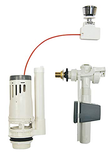 SOMATHERM FOR YOU - mecanismo de descarga completa para la cisterna del inodoro con alimentación lateral 12/17 (3/8 ''), Silencio, NF