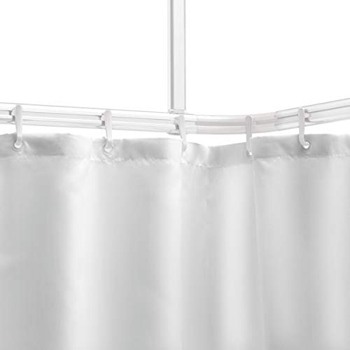 Sealskin Easy Roll Set de barra para cortina de baño Blanco, 2,8x90x1,6 cm