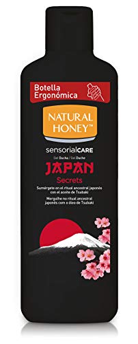 Natural Honey Japan Secrets Gel de Ducha - 4 Recipientes de 650 ml - Total: 2600 ml
