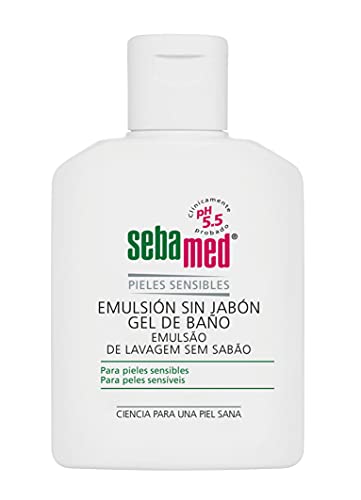Sebamed Emulsión sin Jabón 500ml - Gel de baño para pieles normales sensibles sin jabón, indicado para la higiene diaria