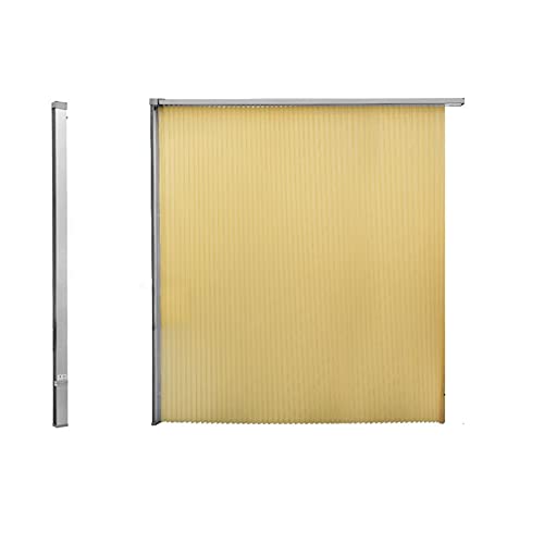 MYXE Cortina de Ducha Invisible a Prueba de Moho, mampara de Ducha Enrollable retráctil, con Marco de Metal, Cortinas de baño, Cortinas de Ducha Lavables, baño, 150x150cm