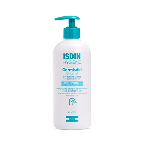 ISDIN Germisdin Original Higiene corporal y manos, gel de baño formulado con agentes antisépticos, 500 ml