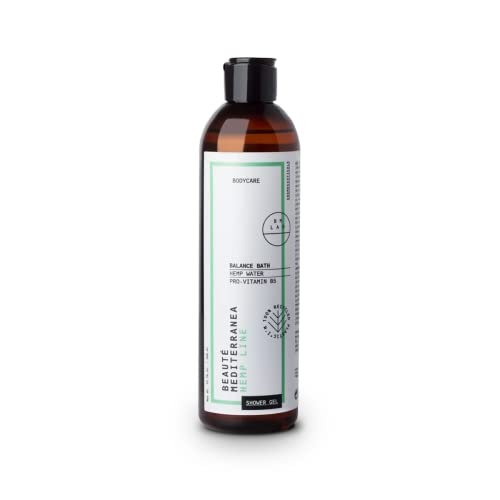 Gel de Ducha Corporal 100% Vegano - 300 ml - Ideal como Acondicionador Cutáneo Gracias a la Provitamina B-5 - Jabón de Baño de uso Diario - Beauté Mediterranea Balance Bath