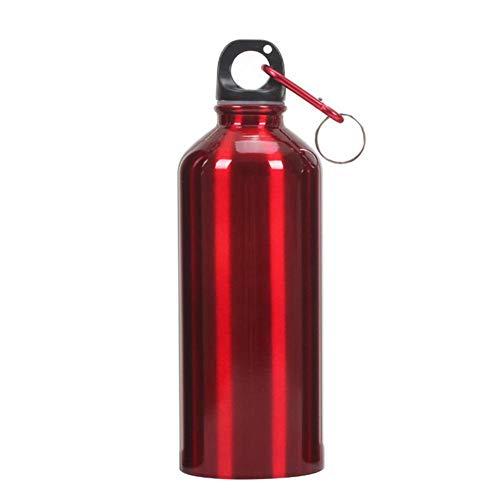 Genérico 700 ml aluminio portátil al aire libre bicicleta deportes botella de agua caldera, rojo, 39CM*35CM*14CM