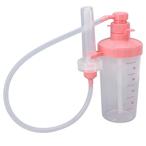 Limpiador de Ducha Anal, Botella de Ducha Vaginal Conveniente Transparente Medidor de Nivel de Agua Amplia Aplicación para Hombres (Tipo 2)