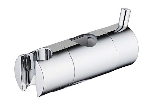 EISL DXZ-02 - Soporte de ducha para barra de ducha, deslizador para barra de pared, 22 mm, soporte para ducha de mano, cromado