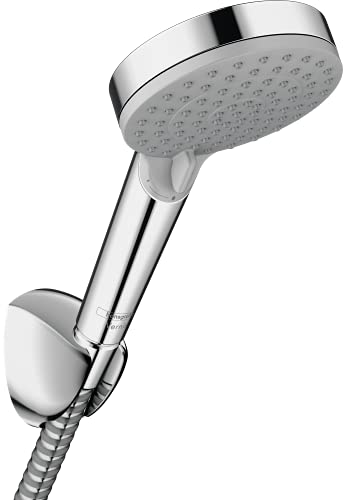 hansgrohe Vernis Blend Set de soporte de ducha Vario ahorro de agua con flexo de ducha 160cm, cromo, 26278000