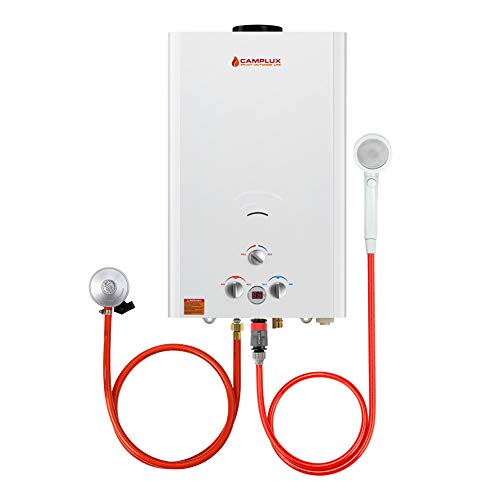 Camplux BW422 Calentador de Agua a Gas, LPG Instantáneo Propano Calentador de Agua pro Gas 16 Litros 32kW
