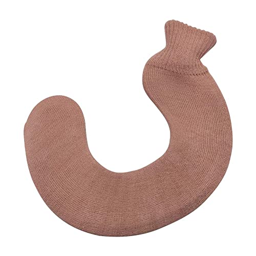 MAIES Hot Water Bottle Heating Pad U-Shaped Natural Rubber Heated Hot Water Neck Shoulder Relief Hydration Bottle