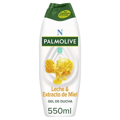 NB PALMOLIVE Gel de Ducha o Baño Hidratante, Leche y Miel, 550ml