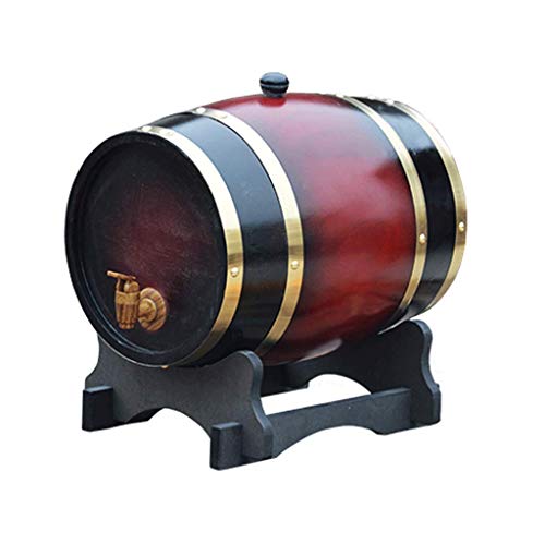 Toneles para vino 3L-50L Wine Oak Barrel, White Wine Red Wine Barrel Decoración Del Hogar Wine Barrel Beer Barrel (tamaño : 50L)
