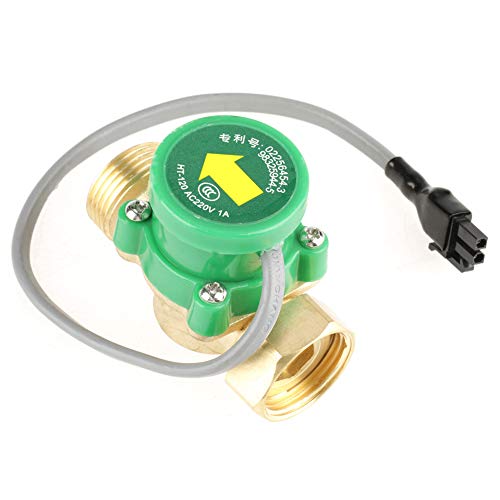 Interruptor de sensor de flujo de agua caliente, interruptor de flujo de CA 220V G3/4 