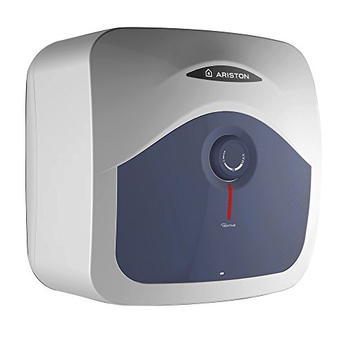 Ariston - Calentador de agua eléctrico - Color azul EVO R - Instalación bajo lavabo de conformidad con las Normativas Europeas - Capacidad 15 L