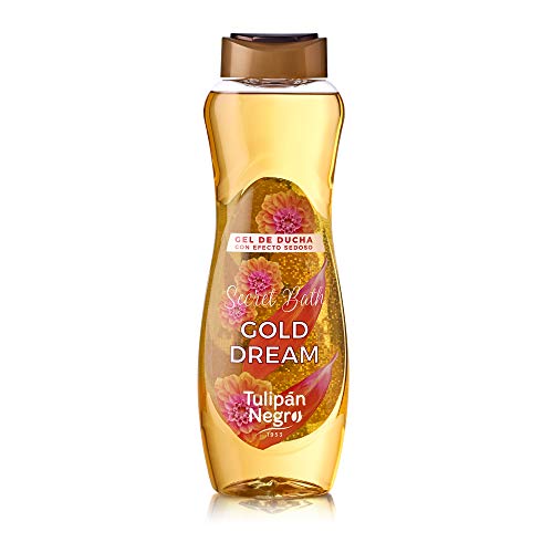 Tulipán Negro Secret Bath Gold Dream Gel de Ducha con Efecto Sedoso, 600 ml