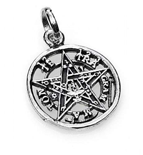 KERALA Colgante Tetragramaton en Plata 925. Tamaño 1.60 cm.Amuleto