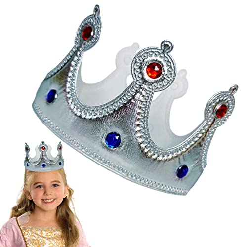 Tytlyworth Disfraz Corona - Ajustable Boy King Crown Toy No tejido,Corona para niños para decoración de fiesta de cumpleaños, vestido de ducha para niños y fiesta