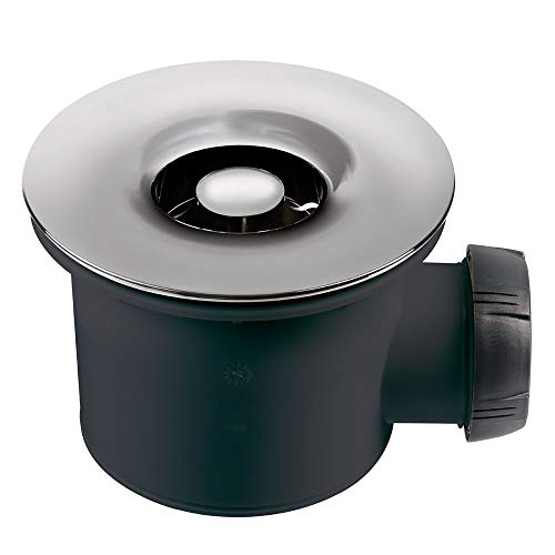 Wirquin 34060401 - Válvula de ducha (90 mm de diámetro), color gris