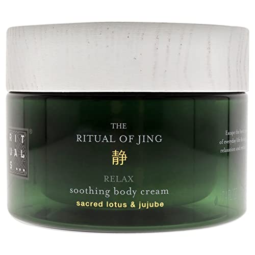 RITUALS Crema corporal de The Ritual of Jing, 220 ml - Con Loto Sagrado & Jujube - Propiedades relajantes y calmantes