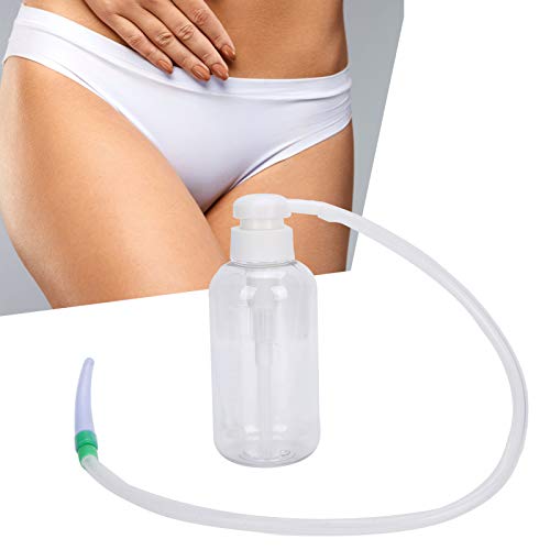 Ano Vagina Irrigador - Ducha anal reutilizable Tipo de empuje Lavadora vaginal femenina Sistema de limpieza Limpiador anal de gran capacidad(300 ml)