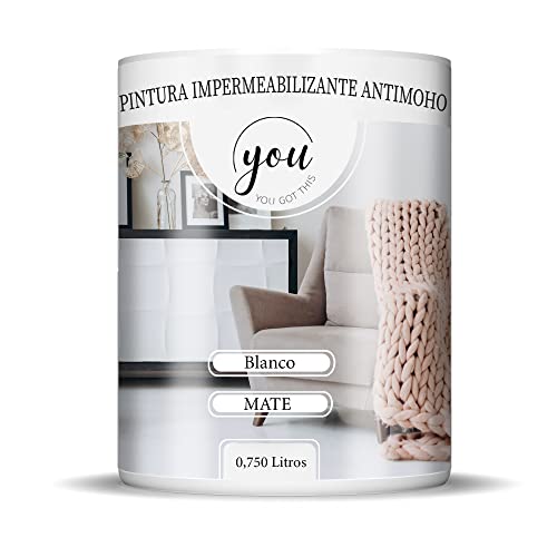 you you got this PINTURA IMPERMEABILIZANTE ANTIMOHO… (0.750 L, blanco)