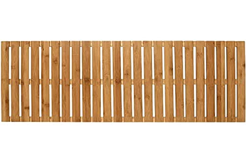 Wenko Tarima In/Outdoor de bambú 100x50 cm, Marrón, 3 x 11.5 x 11.5 cm