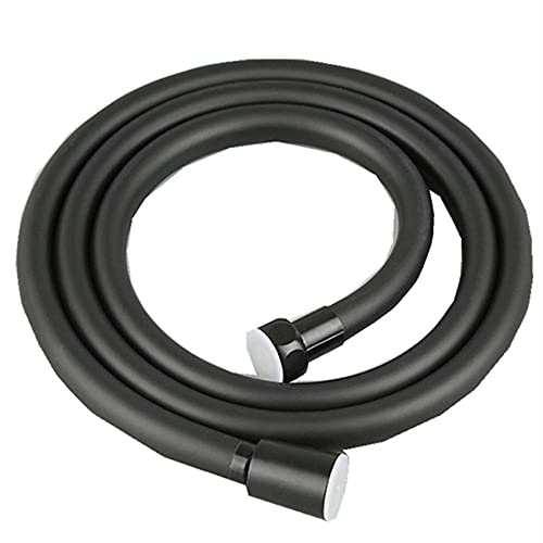 Tubo de Ducha Negro de 1,2 M / 1,5 M / 2 M, Manguera de Ducha de PVC, rociador de Lluvia para baño doméstico, tubería de Agua Espesa a Prueba de explosiones, 1,2 m