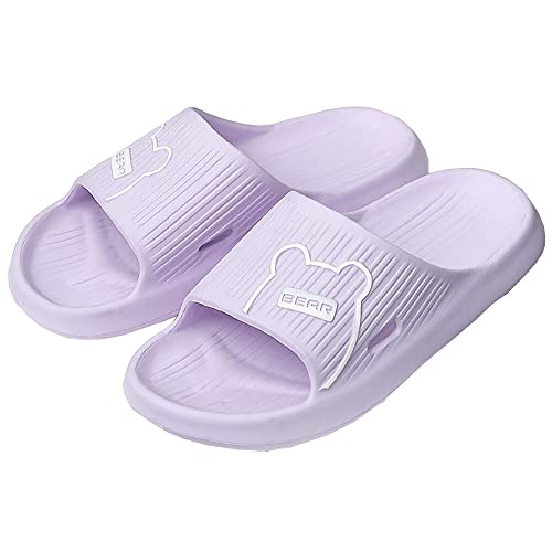 Cloud Pillow Slides Zapatillas para mujeres y hombres Niños EVA Antideslizante BEAR Pareja Padre-hijo Ducha suave de secado rápido Sandalias de baño Home Dorm Zapatos para interiores y exteriores