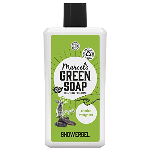 Marcel's Green Soap - Gel de ducha Tonka & Muguet - Gel de ducha - 100% ecológico - 100% vegano - 97% biodegradable - 500 ml