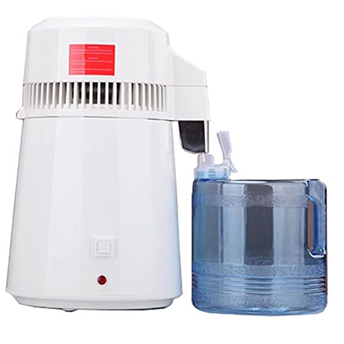 Destilador de agua de 4L, temperatura controlada de 800 W, archivador purificado, purificador de agua para equipos dentales, máquina destiladora de agua para uso doméstico, para clínicas dentales