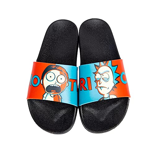 Y-PLAND Zapatillas de Anime Rick Morty Summer, Sandalias de Deportes de Playa, Zapatillas de baño, Adecuado para hogar, Exterior, Zapatillas para Caminar de Ocio-1_EU 42