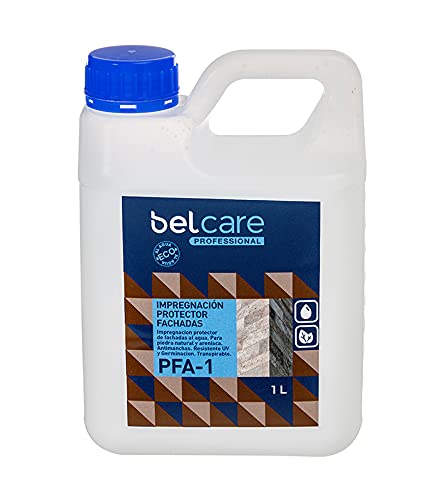 Belcare - PFA-1 Protector Hidrofugante, contra Manchas y Agua, Base de Agua, Incoloro, 1 L