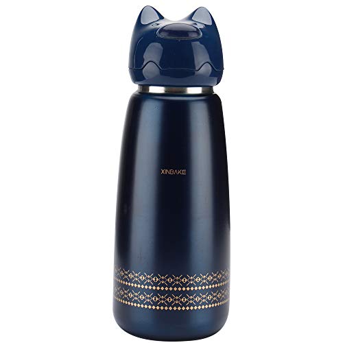 Mini taza de vacío para niños y gatos 2019 con termo de acero inoxidable (azul)