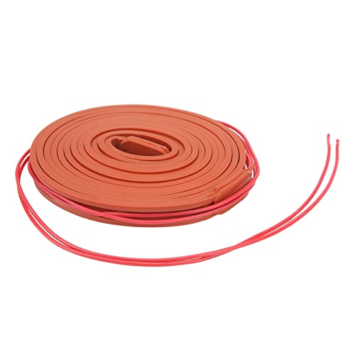 Calentador de Silicona Flexible a Prueba de Agua, Cable de Nicromo Incluso Buen Contacto Cinta de Calentamiento de Silicona Resistente Al Calor para Compresor de Aire Acondicionado(#1)