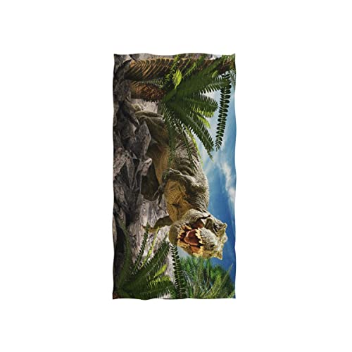 725 Toalla Baño De Dinosaurio Animal Towels Deportes Toallas De Sauna Repelente Arena Beach Towel 40X70Cm para Sauna, Viajes, Ducha