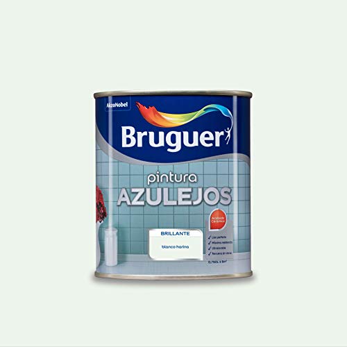 Bruguer Esmalte para Azulejos Brillante Blanco Harina 750 ml