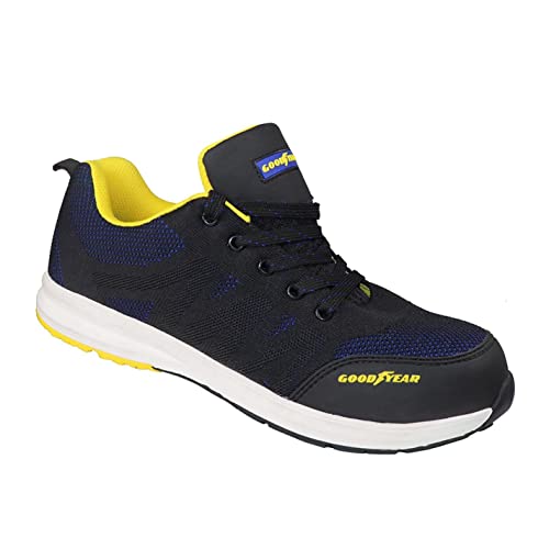 Goodyear GYSHU1560 calzado de trabajo, 7/41, negro/azul, 1