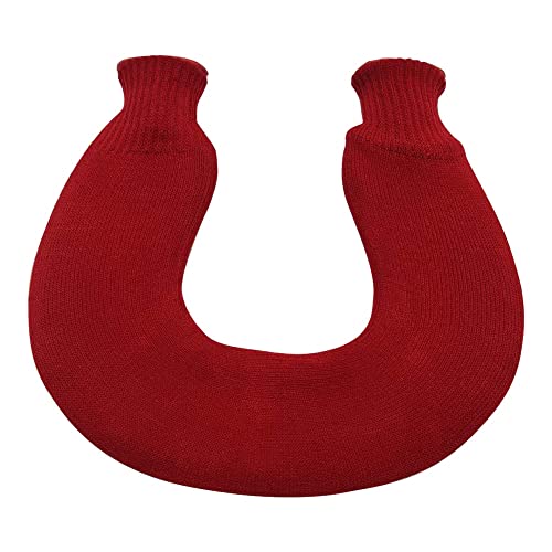 MAIES Hot Water Bottle Heating Pad U-Shaped Natural Rubber Heated Hot Water Neck Shoulder Relief Hydration Bottle