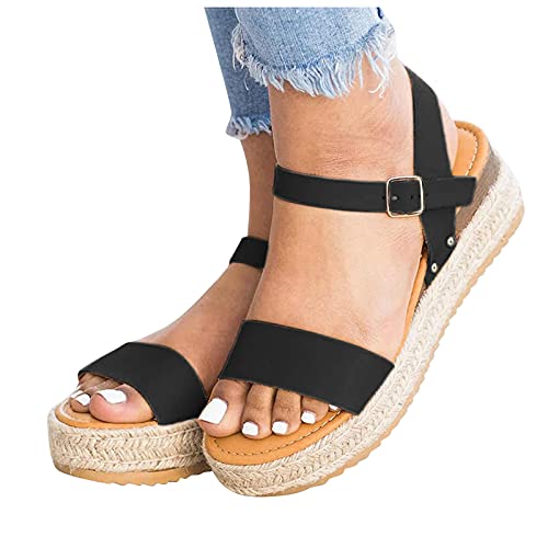 DRALOFAO Zapatillas de Ducha Mujer zapatos de verano mujer 2023 sandalias vaqueras Comodos Zapatillas de Ducha Orthotic Sandals Brillantes de velcro Sandalia de Gladiador Chanclas