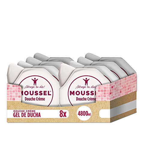 Moussel  Gel de Ducha  Douche Crème Dermo Hidratante 600ml - Pack de 8