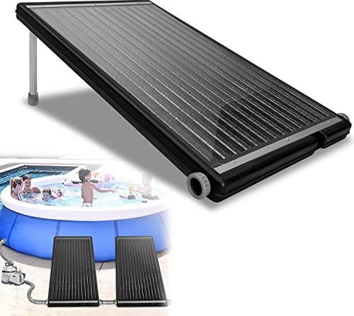 UISEBRT Panel solar para piscina, calefactor solar, calentador solar, agua caliente para piscinas, 15 l de agua