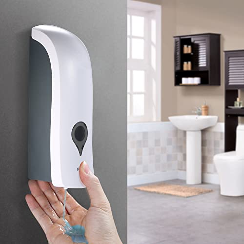 Kavolet Dispensador de jabón para prensar de Pared, Dispensador Manual de jabón monocabezal, Gel de Ducha, Champú Líquido Dispensador,para Baño y Cocina（300 ml）