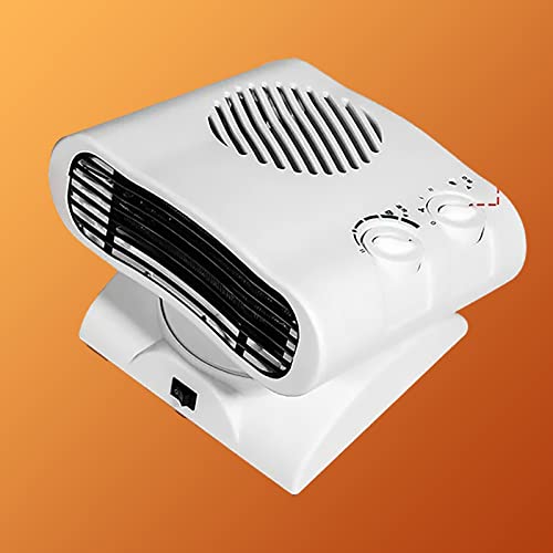 Calentador de espacio, calentador eléctrico de 1500 W, termostato portátil para interiores, calentador pequeño de interior de cerámica de calentamiento rápido Ptc con modo de calor y ventilador