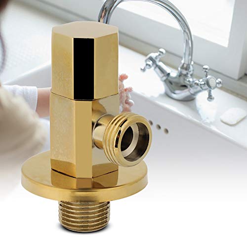 Válvula de ángulo de la válvula de parada de agua resistente a la corrosión de latón resistente para grifo de agua para el hogar