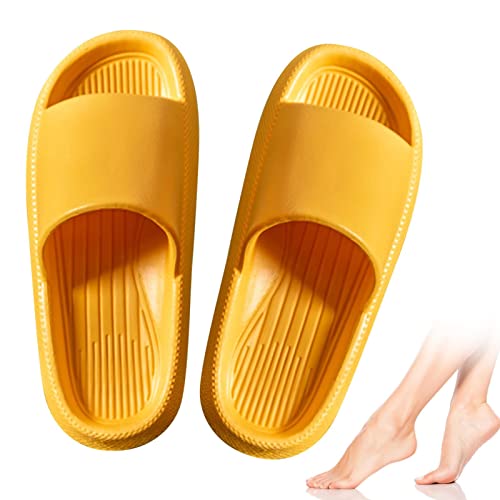 fanelod Pantuflas de Almohada - Zapatillas de Almohada Ligeras para Mujeres y Hombres | Zapatillas de baño de Ducha de Masaje de Suela Gruesa para Parejas Sandalias de Ducha y SPA