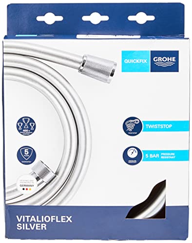 Grohe VitalioFlex Silver 1500 - Flexo de metal, Cromo, Ref. 27506000