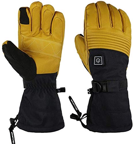 Guantes Eléctricos Guantes Calefactables Moto, Calentar los guantes de los guantes con calefacción for los guantes Hombres Mujeres eléctrico de esquí de la motocicleta de nieve manopla artritis 7.4V 2