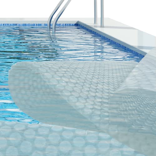 AquaBubble Crystal PLUS Manta térmica piscina - Fabricada en España I Duradera y de Alta eficiencia energética I Ahorro: No precisa refuerzos I Medidas totales: 3.00 x 6.00 m
