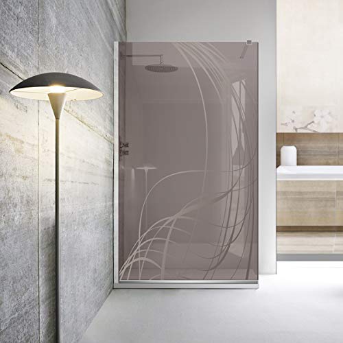 Modern Glass Art - Mampara de ducha de cristal templado de 8 mm, acero inoxidable SS304, 8 mm, transparente