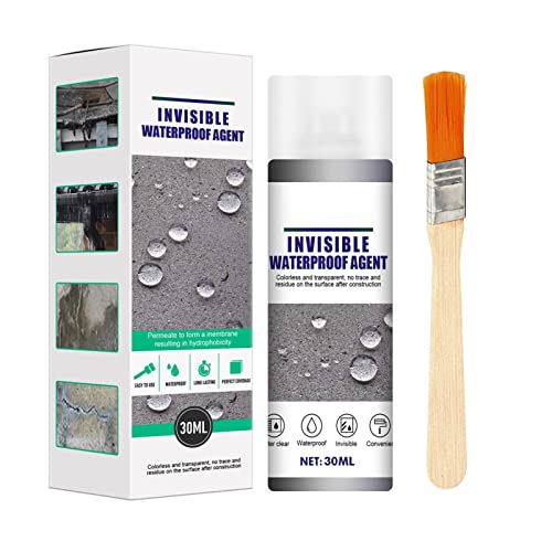 Cipliko Spray de unión súper Fuerte - Agente Impermeable Invisible Permeable - Spray sellador para atrapar Fugas para Azulejos de baño Revestimiento Impermeable para techos de Paredes Exteriores