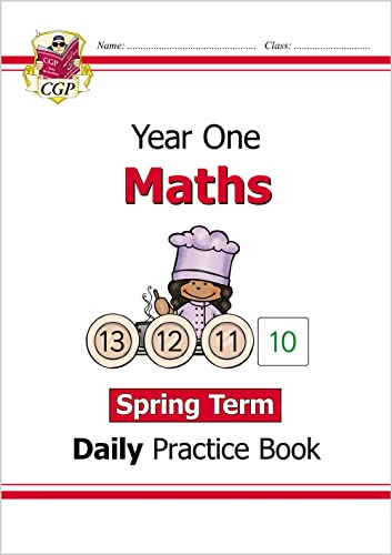 KS1 Maths Daily Practice Book: Year 1 - Spring Term (CGP KS1 Maths) (English Edition)